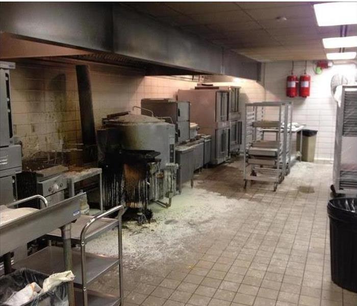 Fire Damaged Kitchen